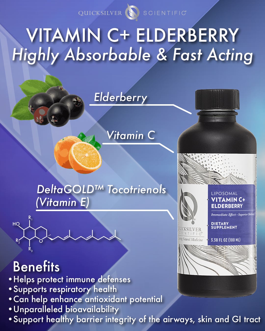 liposomal vitamin c with elderberry